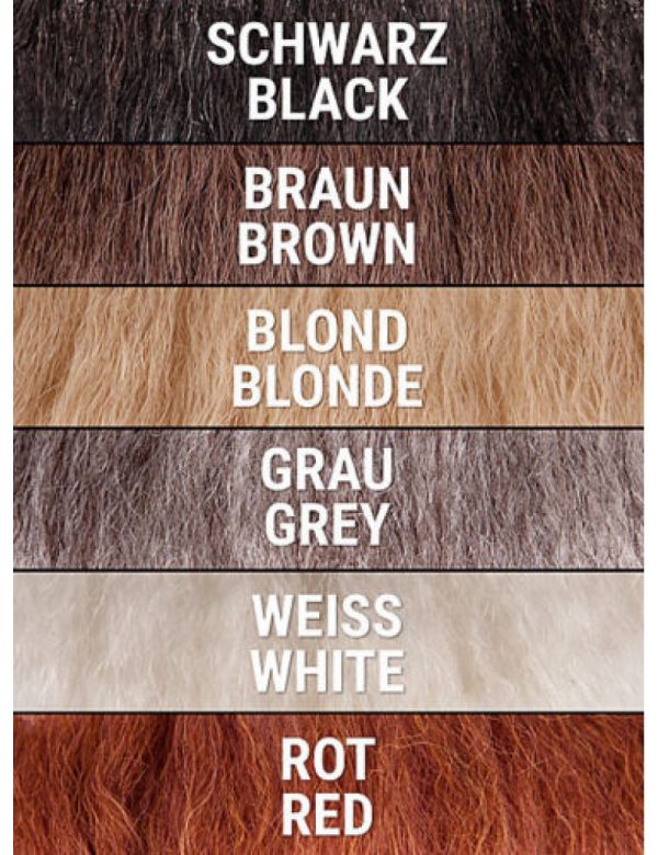 Real Hair Colours All